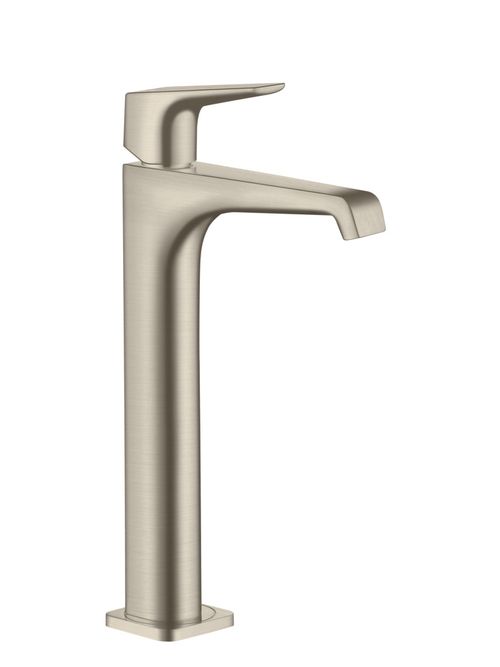 AXOR-HG-AXOR-Citterio-E-Einhebel-Waschtischmischer-250-mit-Hebelgriff-fuer-Waschschuesseln-mit-Ablaufgarnitur-Brushed-Nickel-36113820 gallery number 1